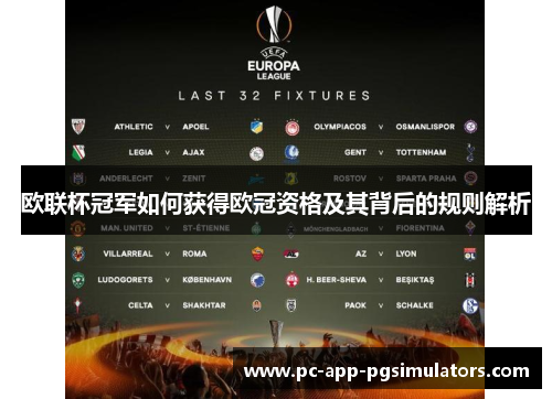 欧联杯冠军如何获得欧冠资格及其背后的规则解析