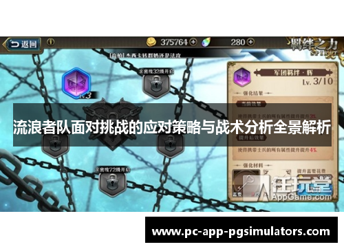 流浪者队面对挑战的应对策略与战术分析全景解析